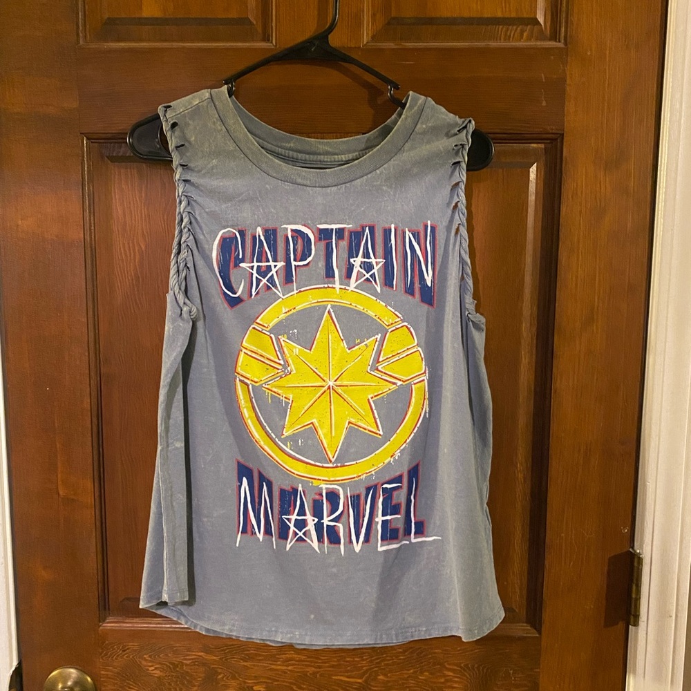 Women’s Captain Marvel Muscle Tank